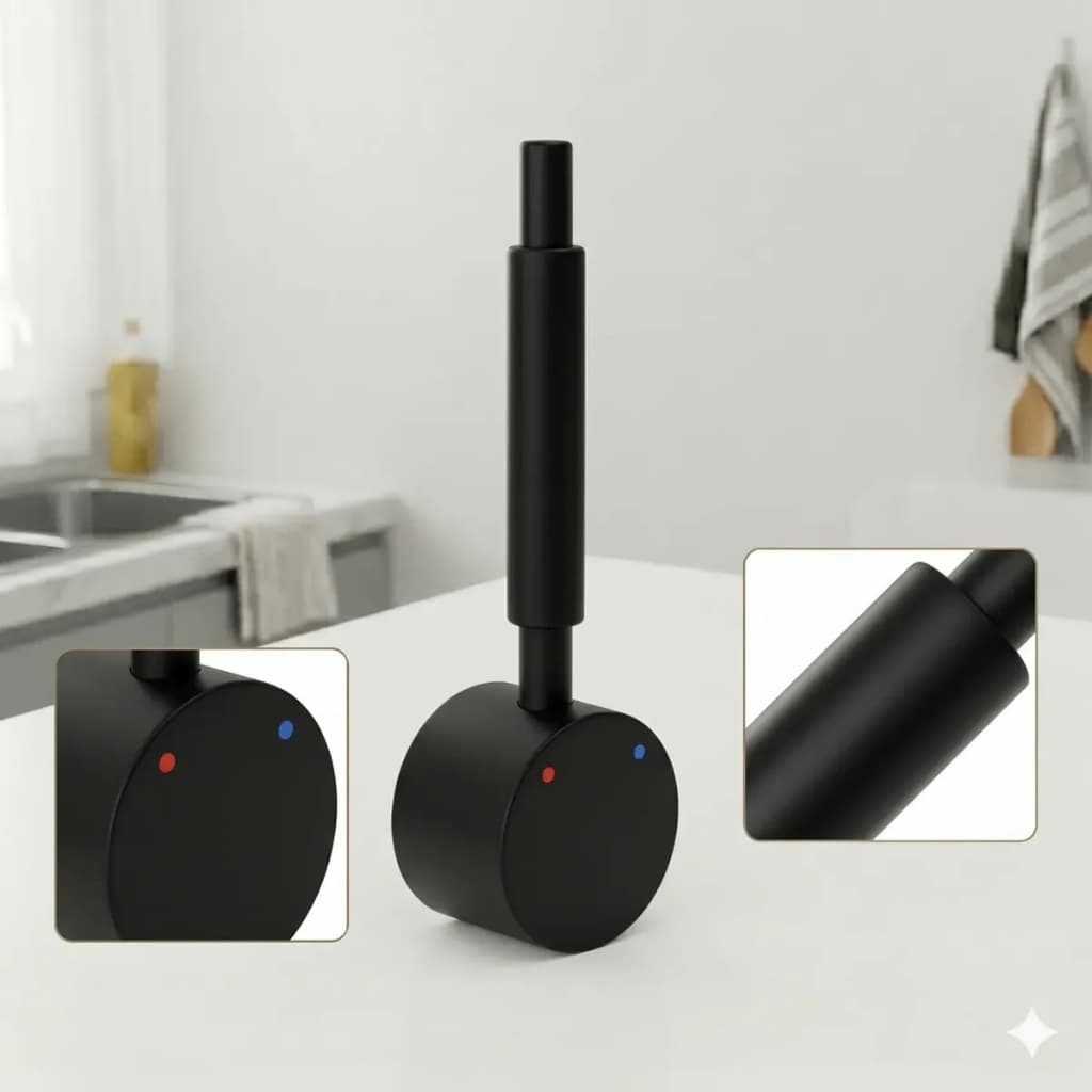 Acabamento Lateral P Torneira Gourmet Monocomando Black