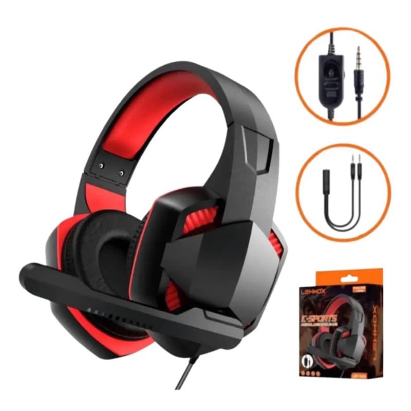 Fone De Ouvido Headset Gamer Pc Celular Ps3 Ps4 Xbox One P2 Headphone Com Microfone Lehmox Lef-1213