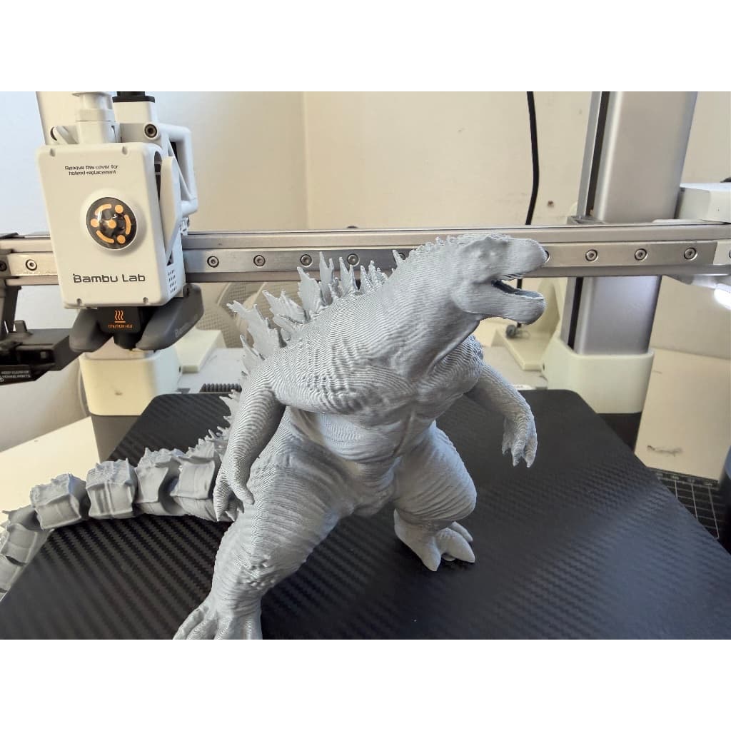 🦖 GODZILLA FLEXÍVEL EM 3D: O REI DOS MONSTROS COM MOVIMENTOS REAIS!