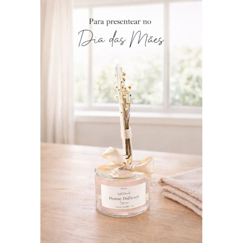 Aromatizador Dia das Mães 250ml - Difusor de Varetas Lavanda & Baunilha - Últimas unidades