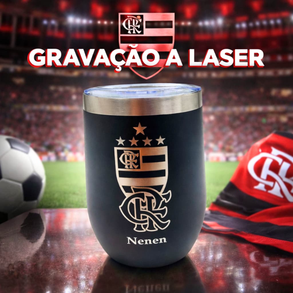 Copo Cuia 360ml Personalizados Mengão Envio Imediato