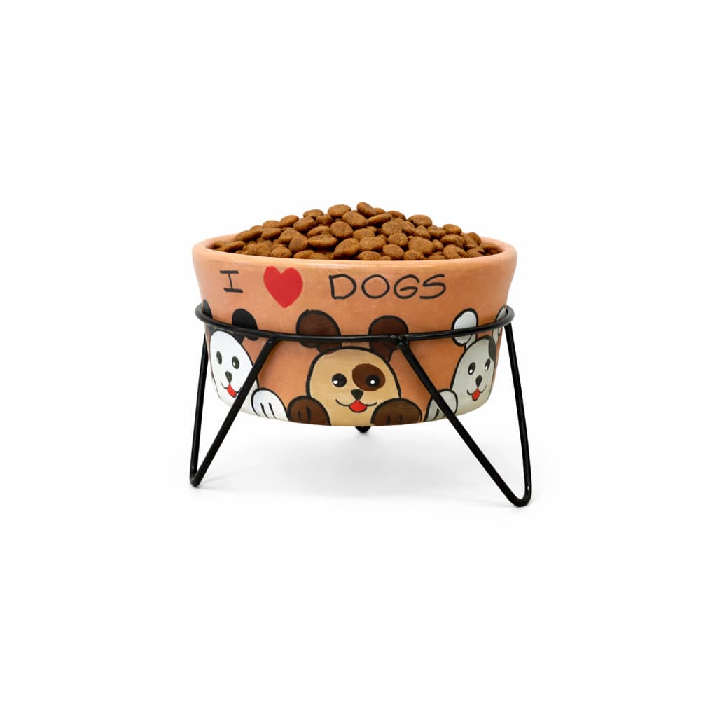 Kit Comedouro Pet com Suporte Elevado – Ideal para Cães