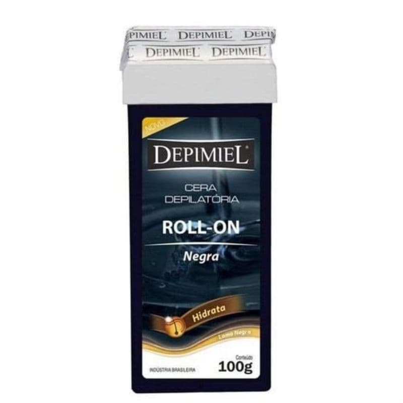 kit com 2 ceras ronlol Depimiel cera depilatória negra