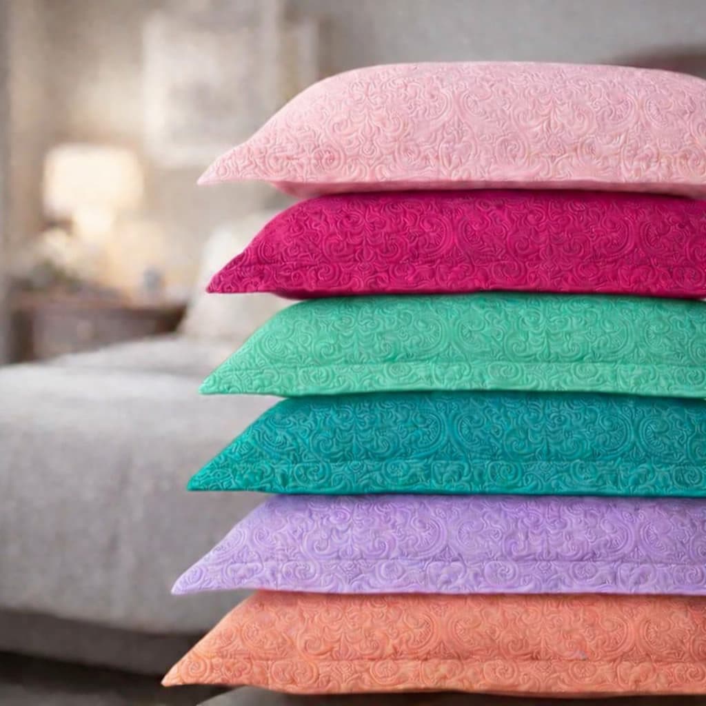 Porta travesseiro matelado lindo varias cores elegancia e sofisticação