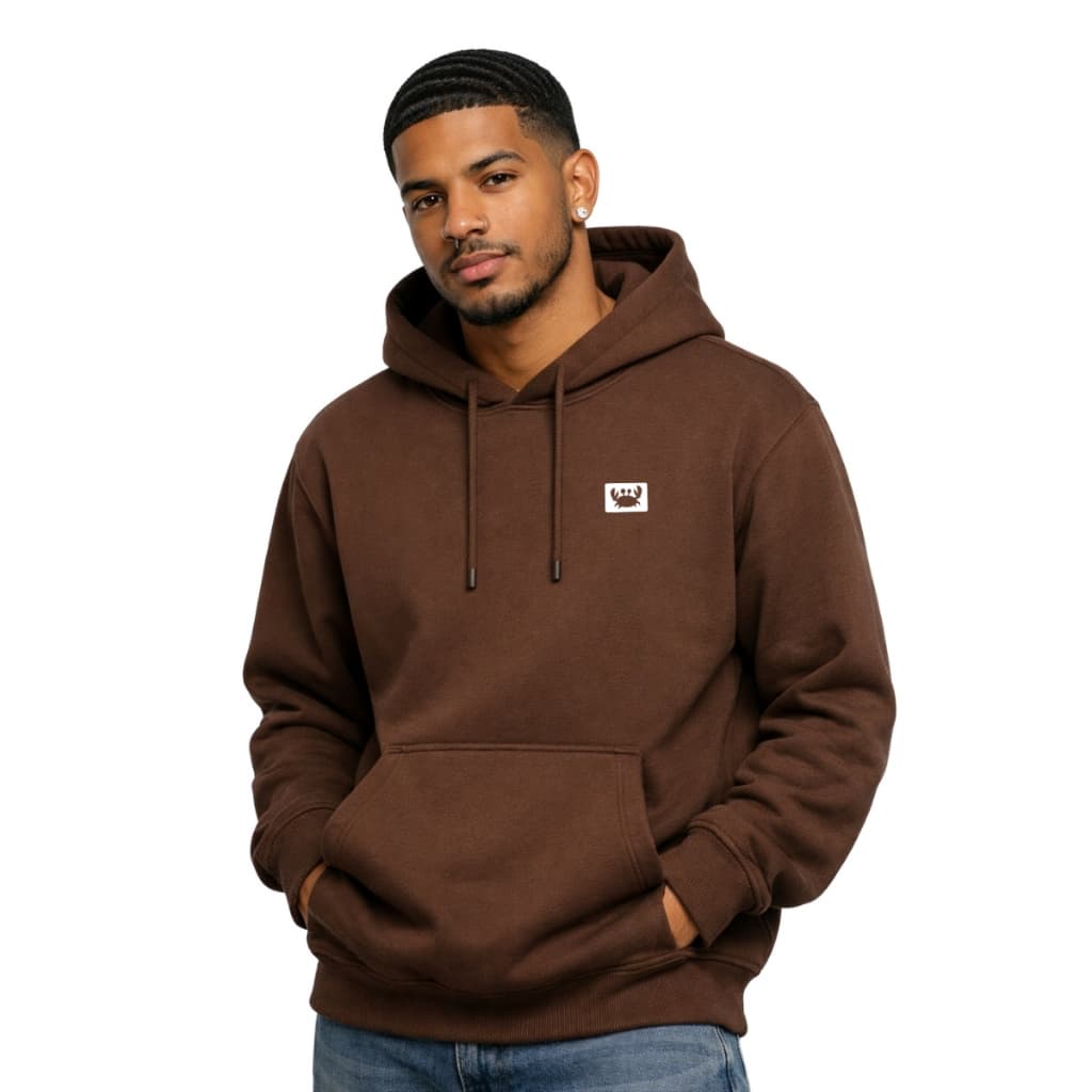 Blusa de Frio Moletom Casaco Inveno Bolso Canguru Capuz Siri Relaxado