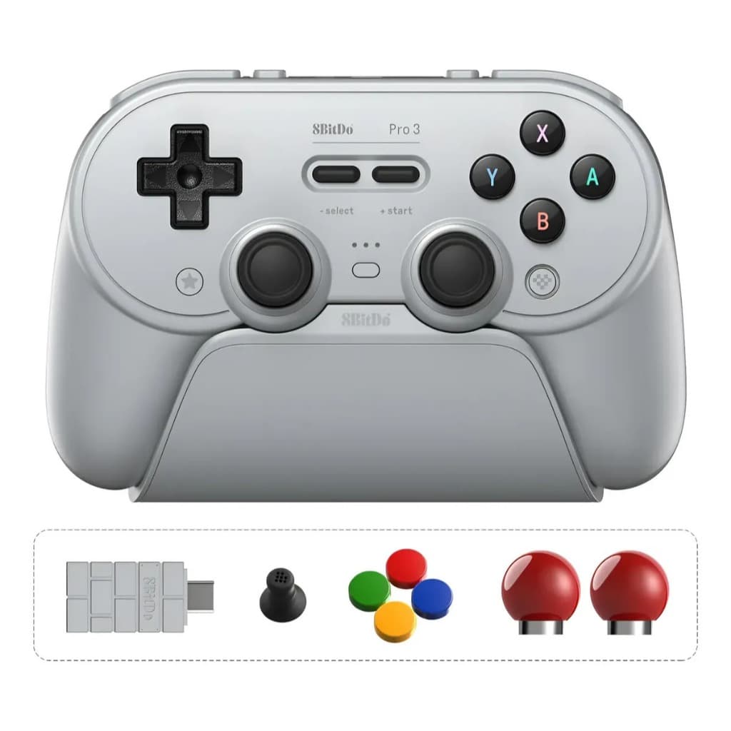 Controle 8BitDo Pro 3 Bluetooth – Switch / Switch 2 / PC / Apple / SteamOS / Android