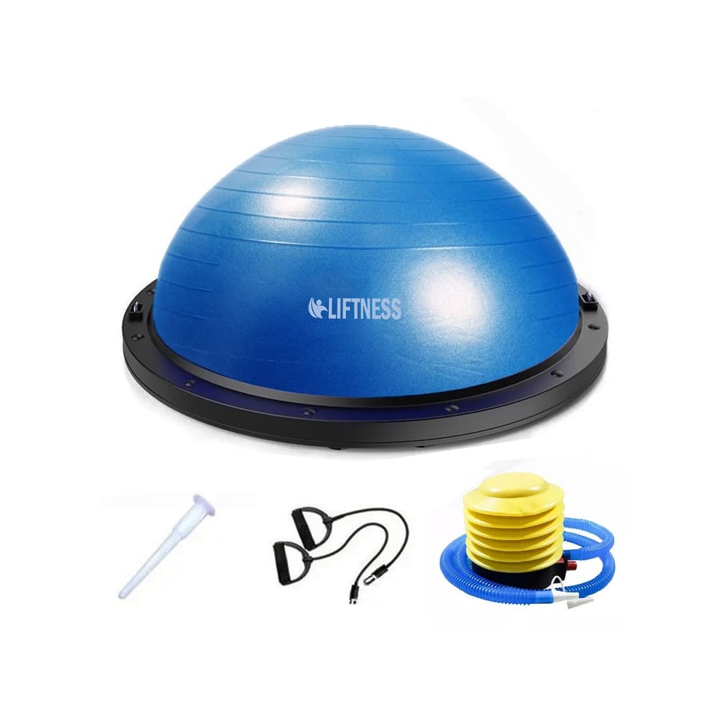 Meia Bola Suiça Bosu Balance Ball Pilates Yoga Equilíbrio