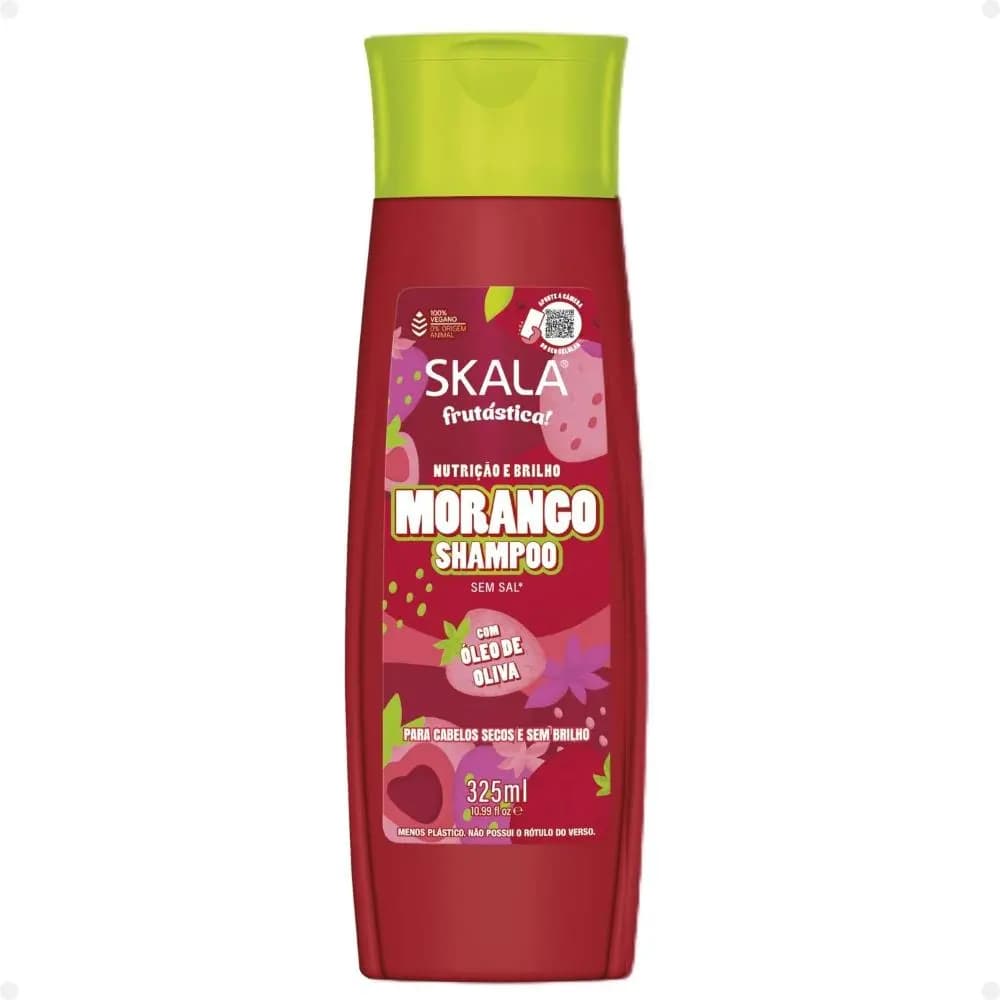 Shampoo Skala Frutástica Morango 325ml