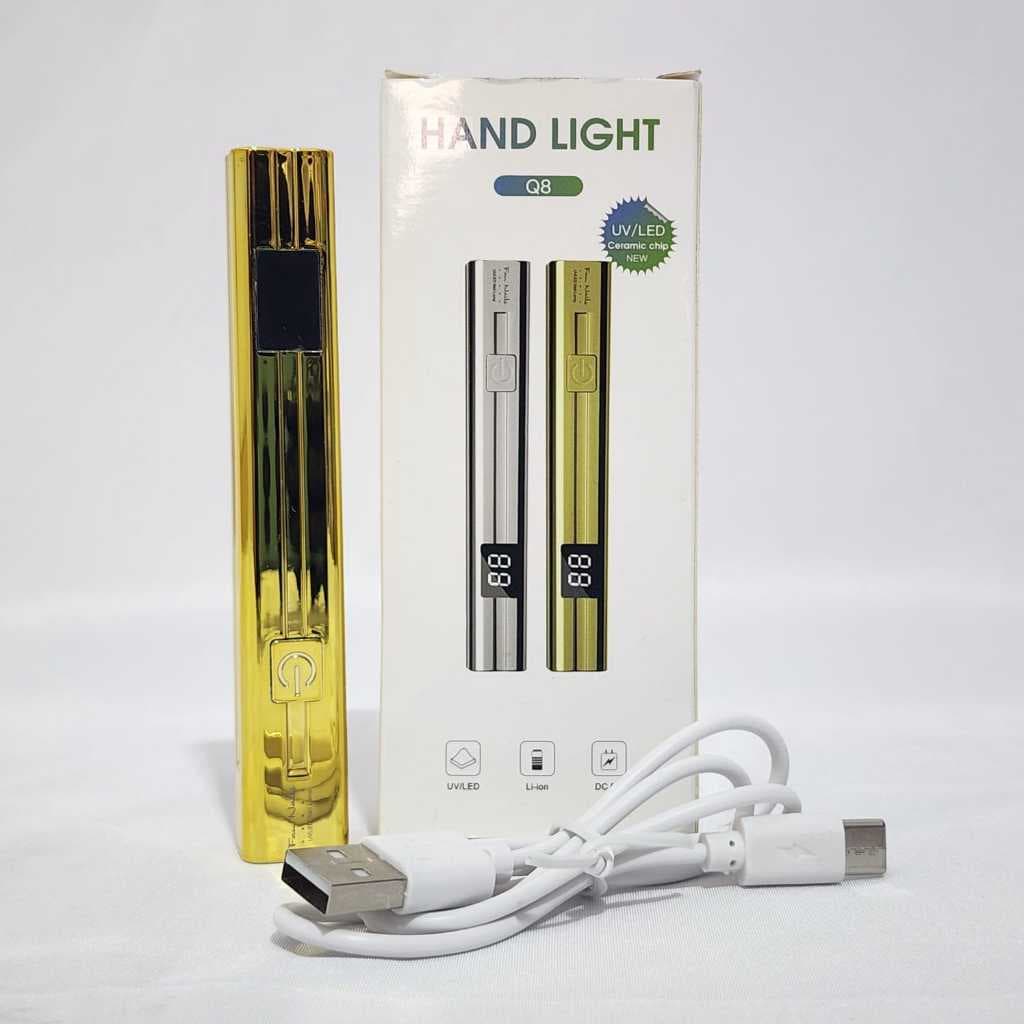 Luminária Caneta Portátil Led/Uv com Visor 3W Para Gel