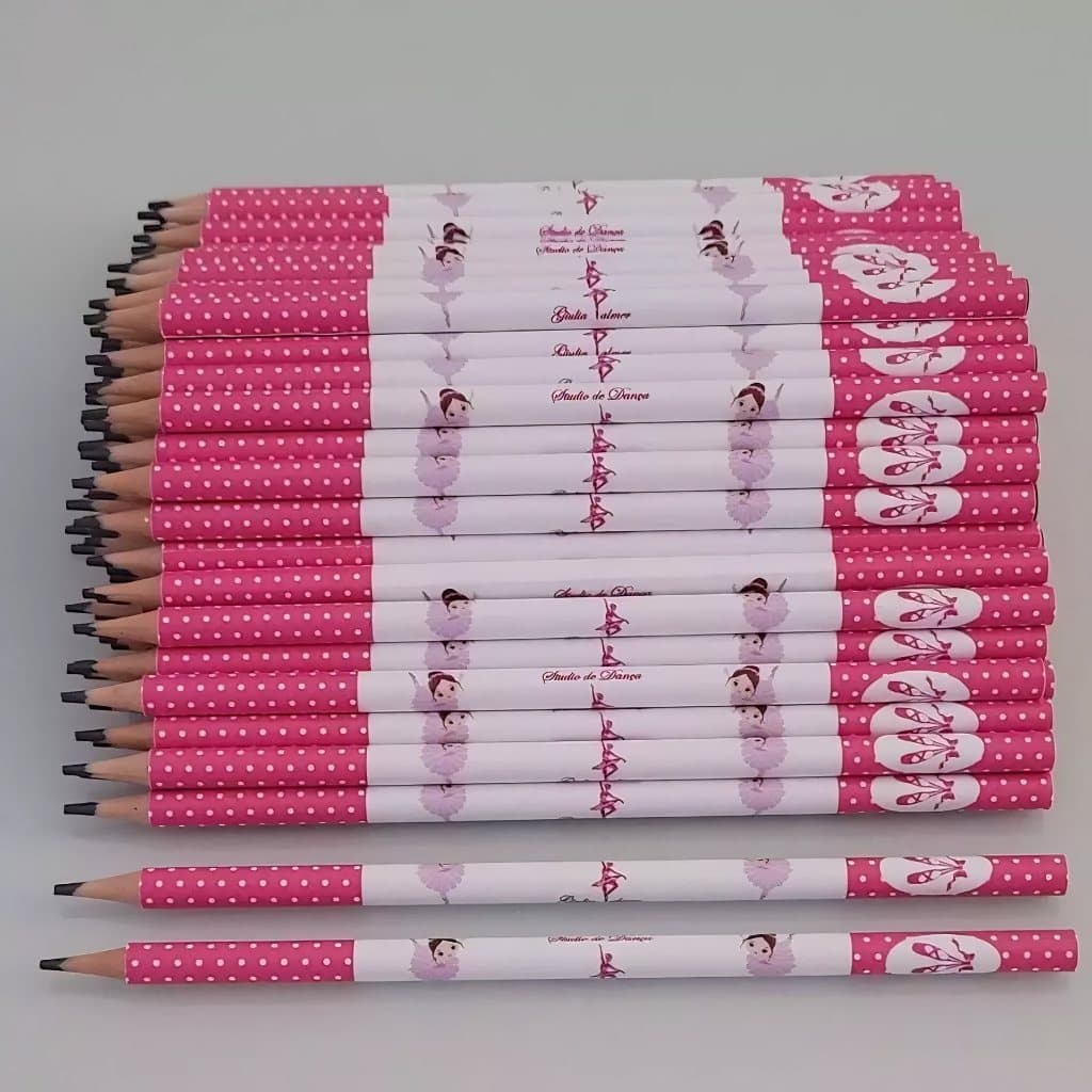 50 Lápis Personalizado - Brindes Corporativos e Lembrancinhas em geral