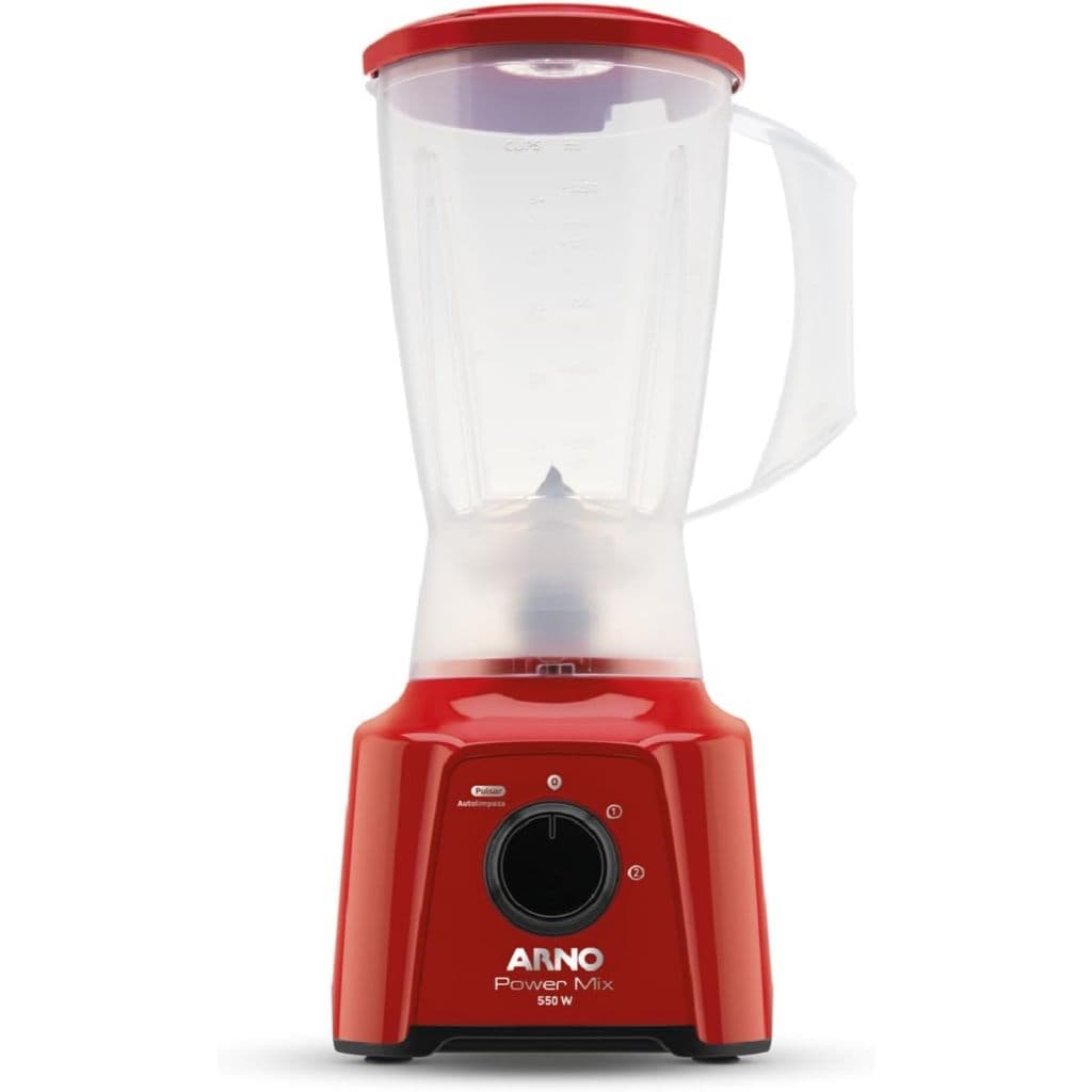 Copo Liquidificador Arno Power Mix 550w Vermelho Acrílico Micromax