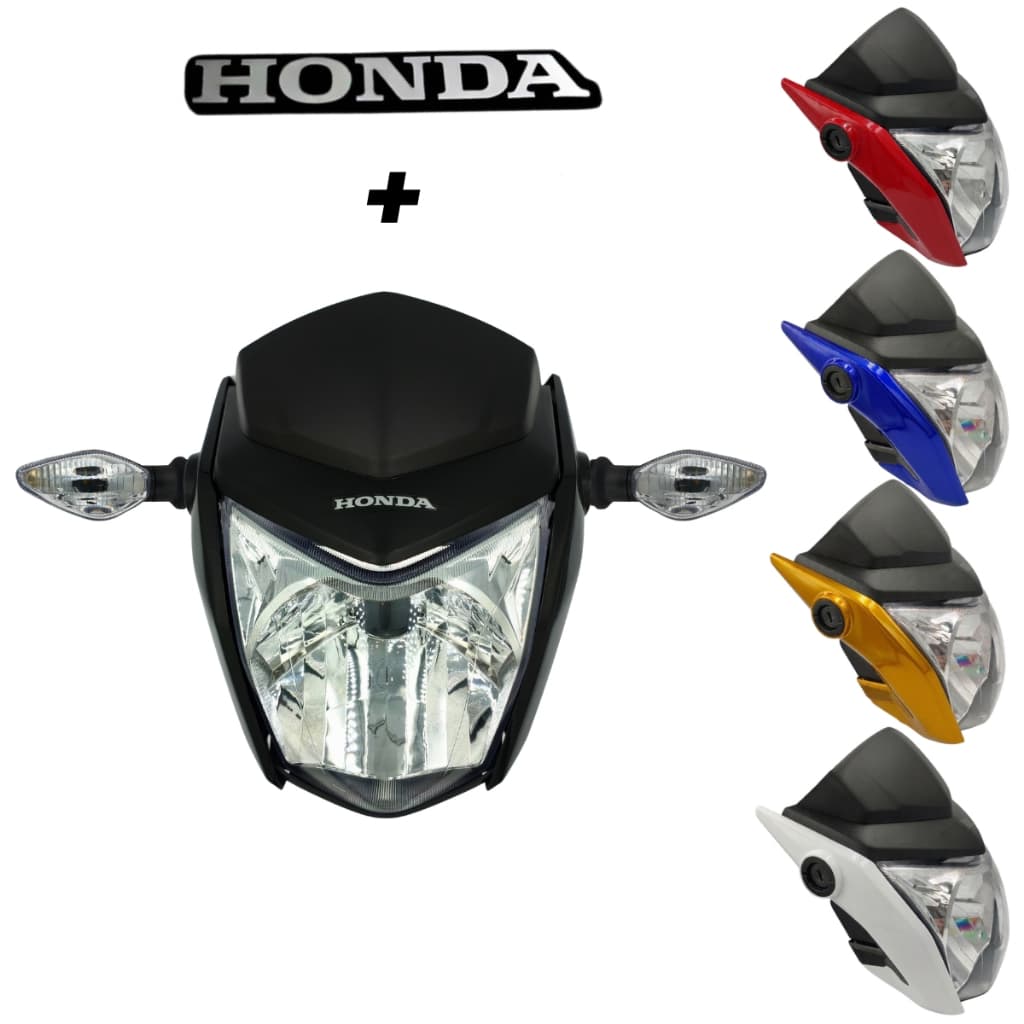 Frente Farol Cg Titan Fan 125 150 160 2014 a 2024 Completa + 2 Pisca Seta