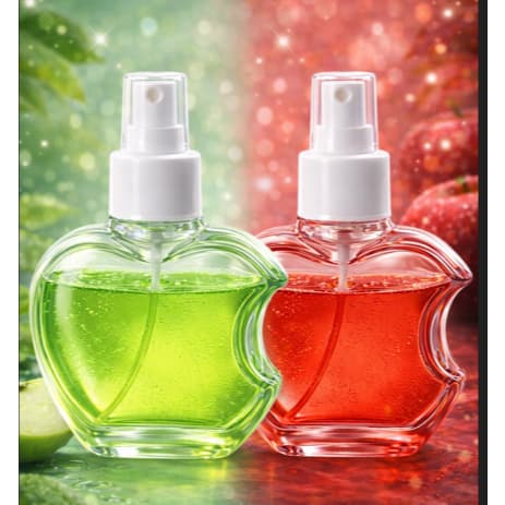 kit 50 Frasco Spray Maçã 50ml PET | Aromatizador / Perfume / Lembrancinha | Válvula Spray Rosca 18