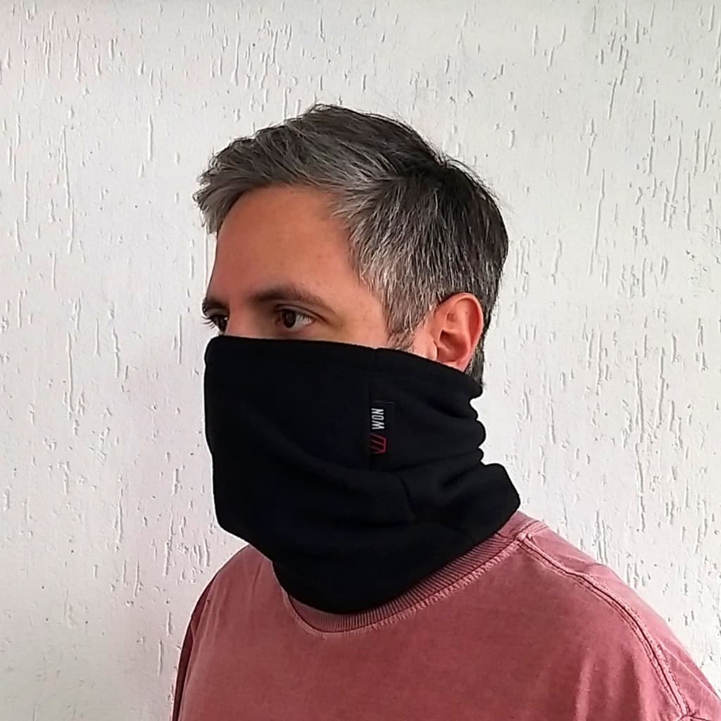 Gorro WON Multiuso 3 em 1 Balaclava Touca Cachecol Fleece Preto