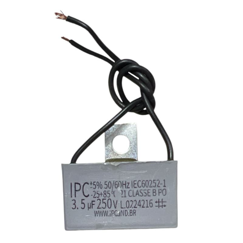 Capacitor 3,5uf 250Vac SERVE PARA Ventilador Arno 30CM VF30 40CM ME40, WE40