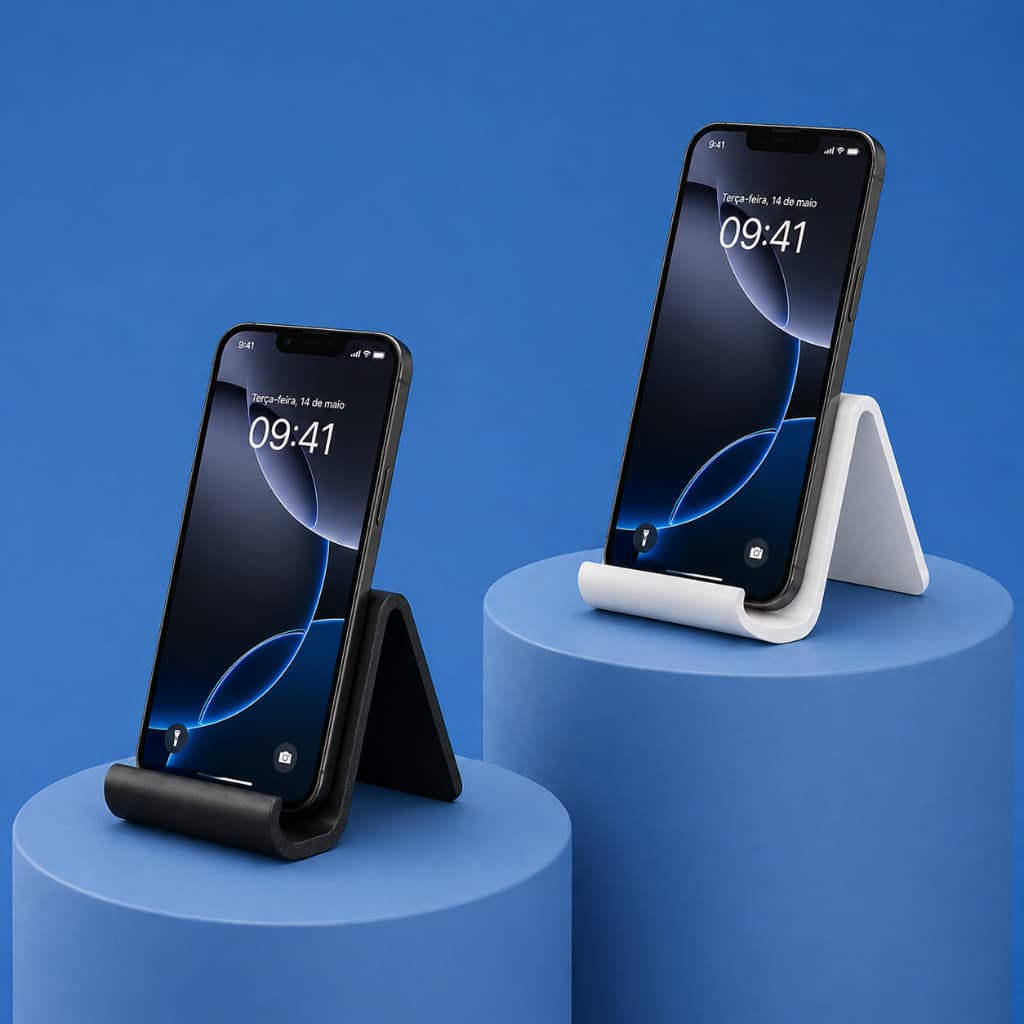 Suporte de Celular para Mesa Universal Fixo | Porta Celular Escritório