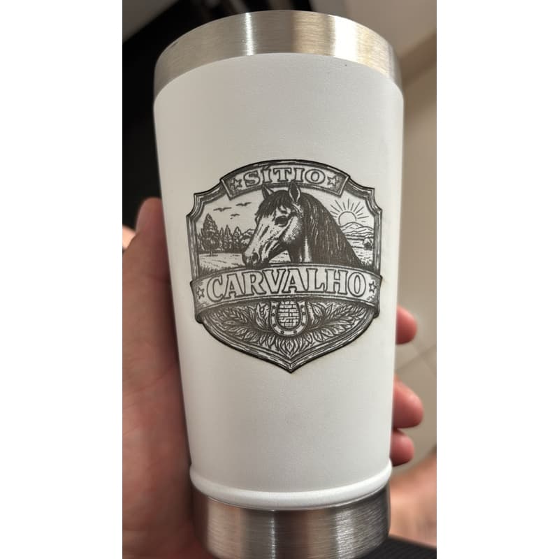 473Ml Copo Térmico Personalizado em Aço Inóx Com Tampa e Abridor