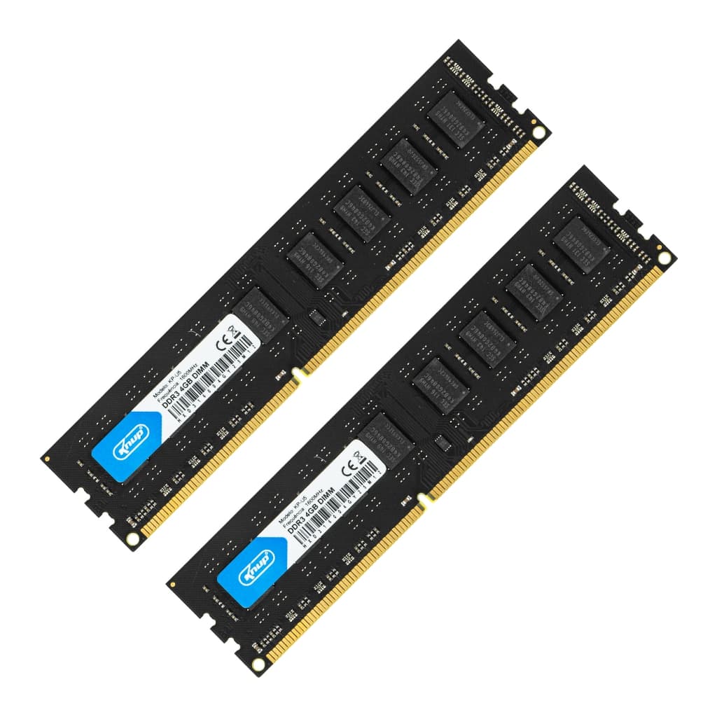 2x4 8GB Memória RAM Desktop DDR3 1600MHz DIMM 240 Pinos Alto Desempenho PC Gamer