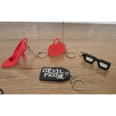 Chaveiro Fashion 3D 04unid