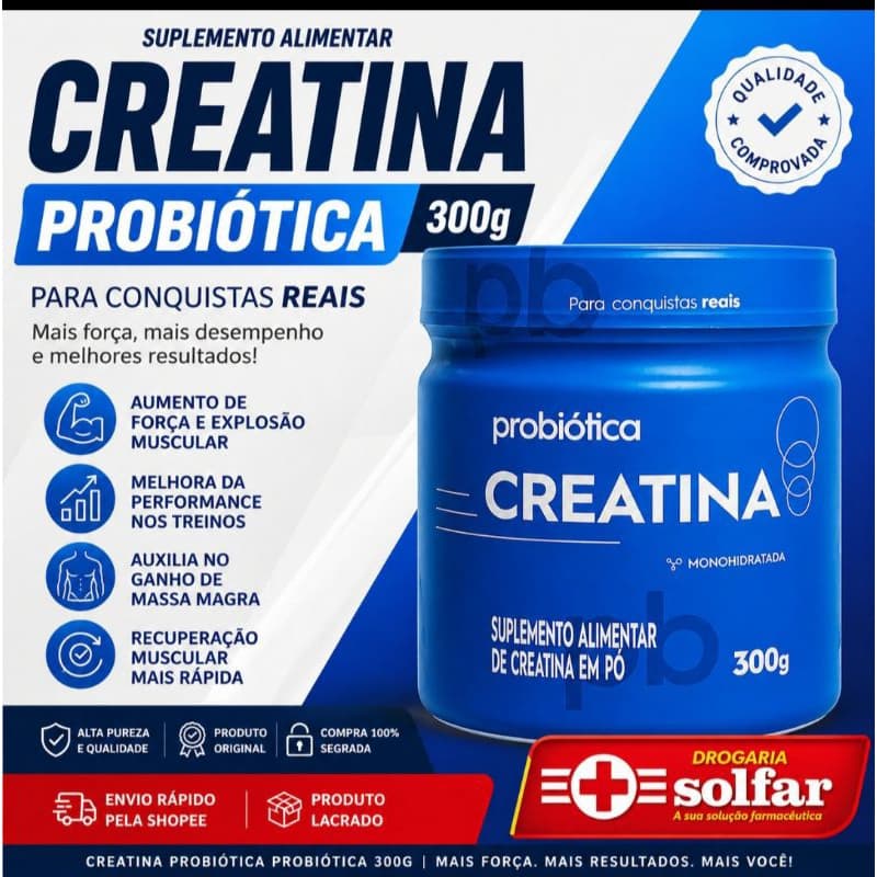Creatina 300 g pura probiotica