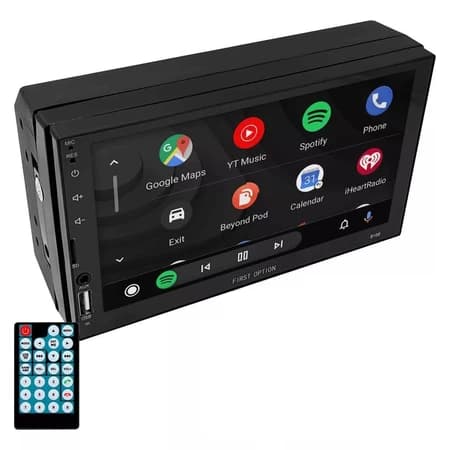 Central Multimídia Universal 2 Din Android Auto Carplay Touch Screen