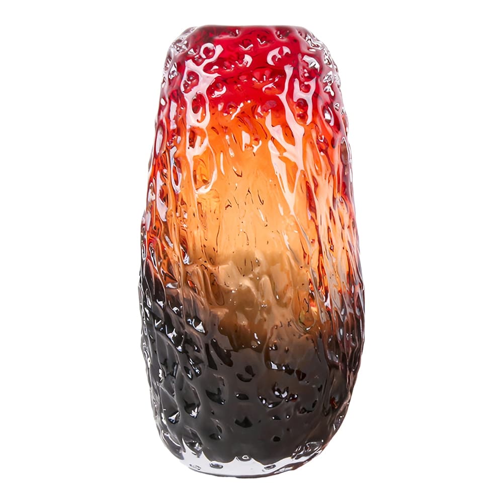 Vaso De Vidro Decorativo Murano Sala Estar Jantar Moderno Banheiro Lavabo Color
