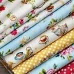 kit Faça já 1kl de retalhos 20X20 LINDAS CORES cm p tapete Bicão e Biquinho