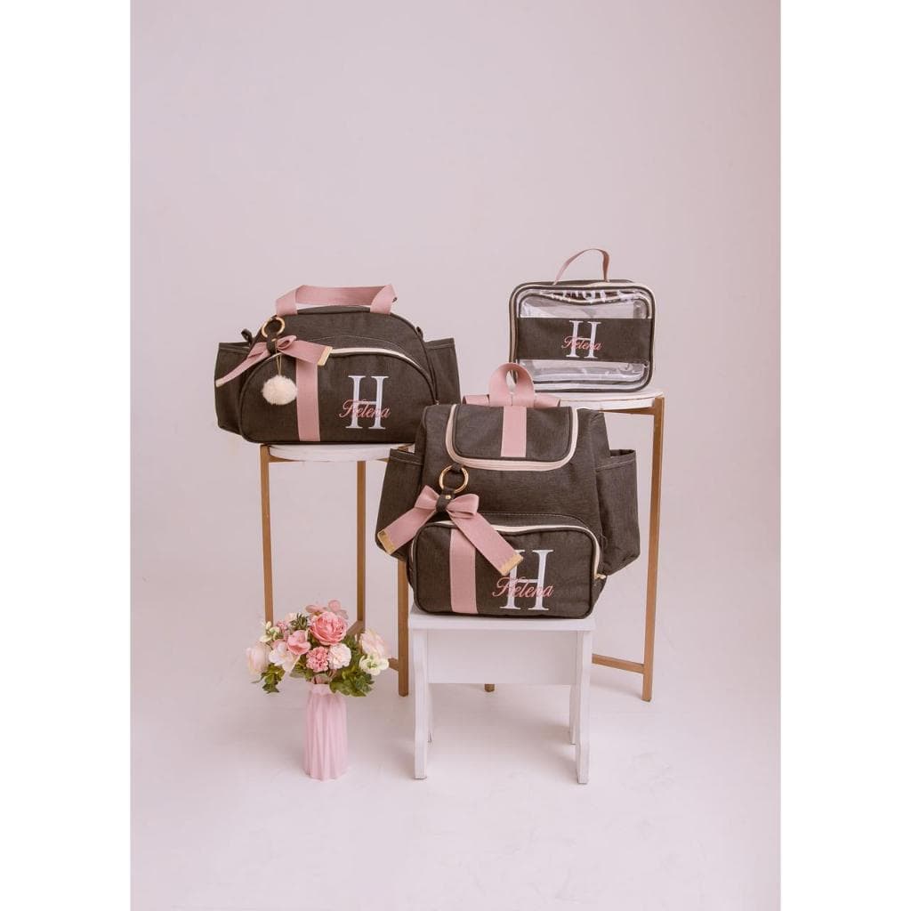 Kit Bolsas Maternidade Luxo Personalizado