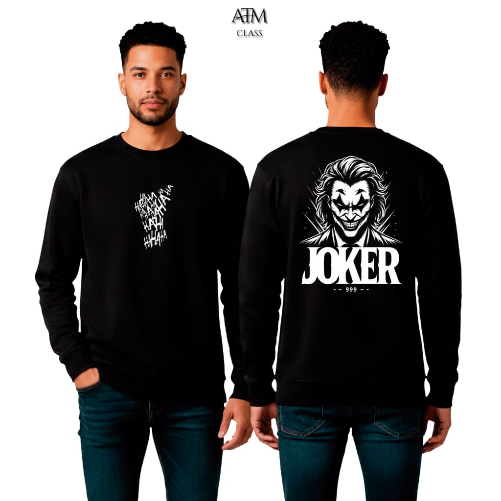 Moletom Casual coringa batman quadrinhos tecido premium postagem imediata