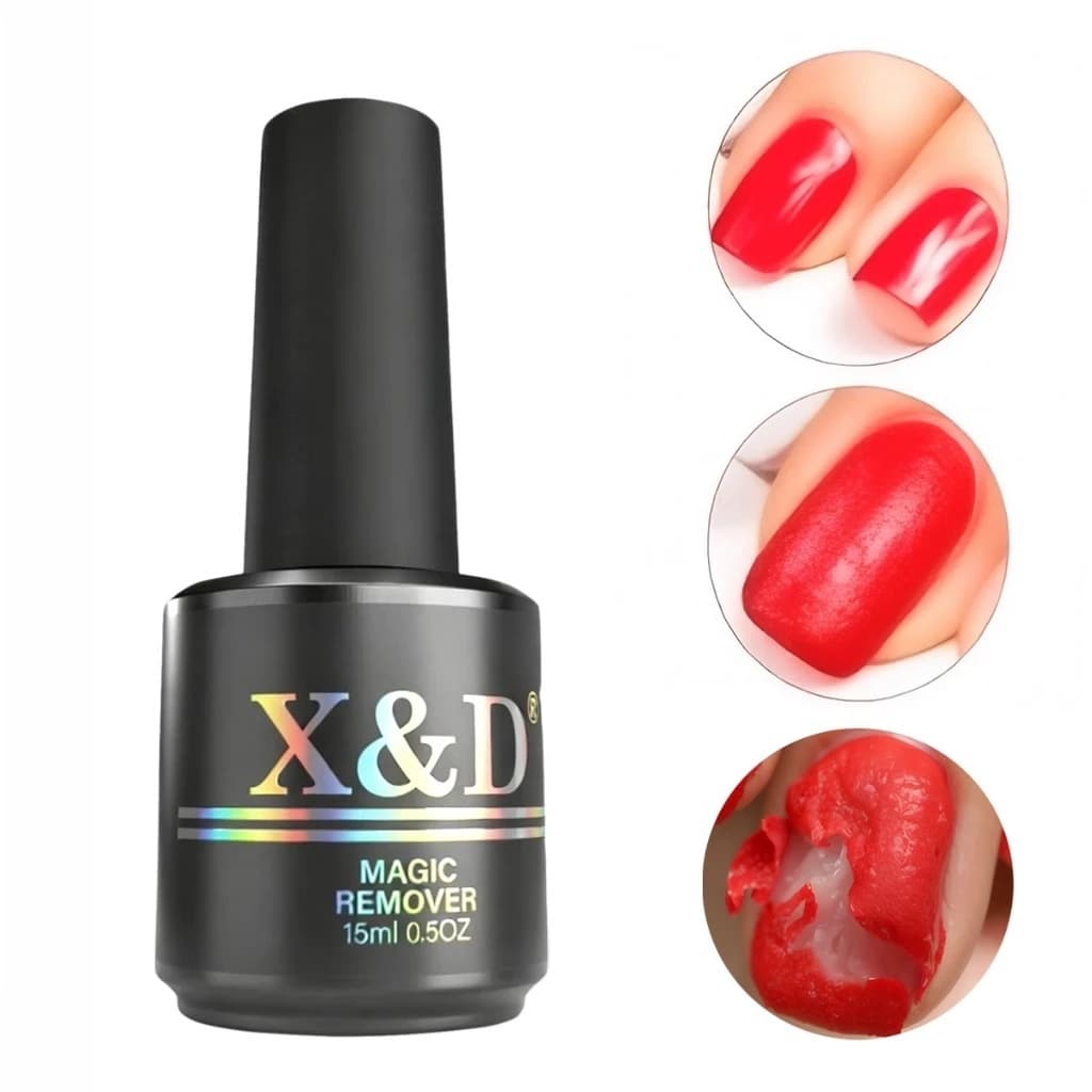 X&D Magic Remover Removedor de Esmalte em Gel 15ml Para Unhas