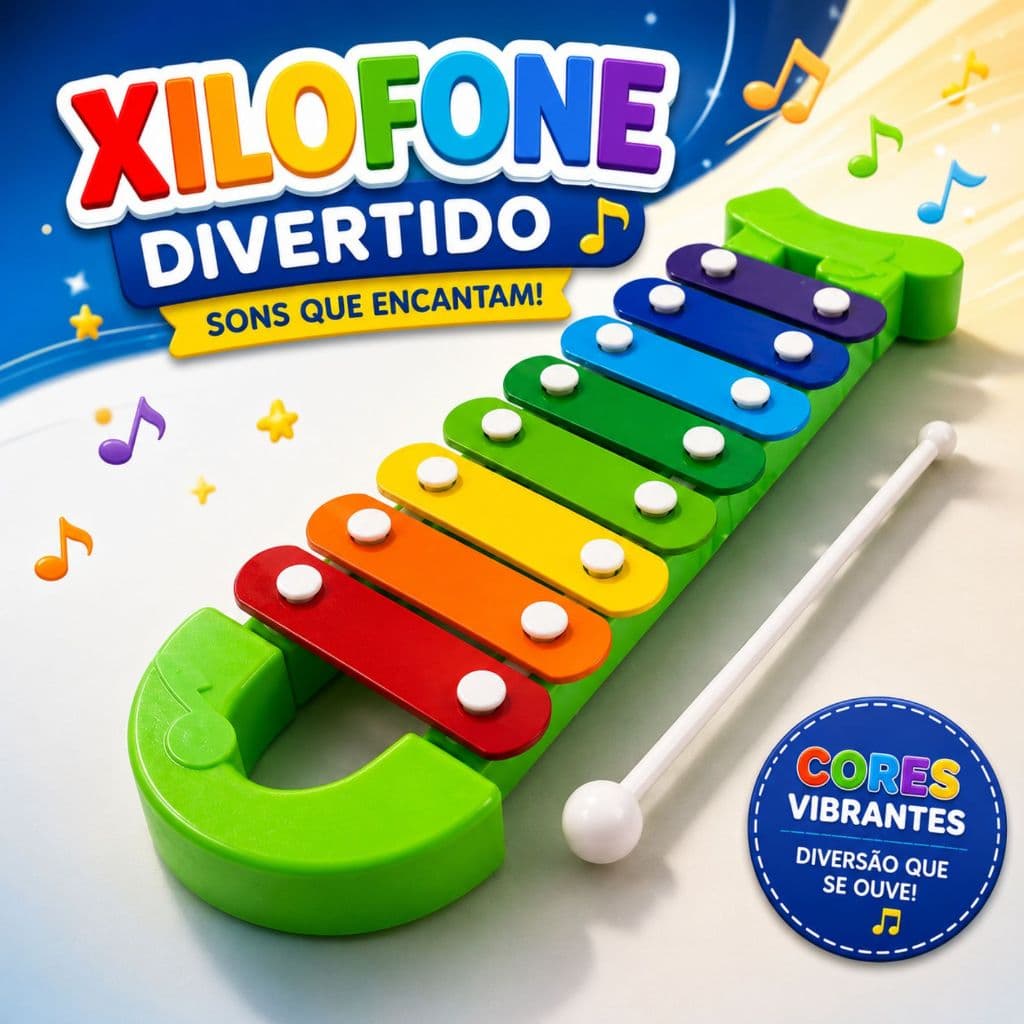 Brinquedo De Atividades Xilofone Musical