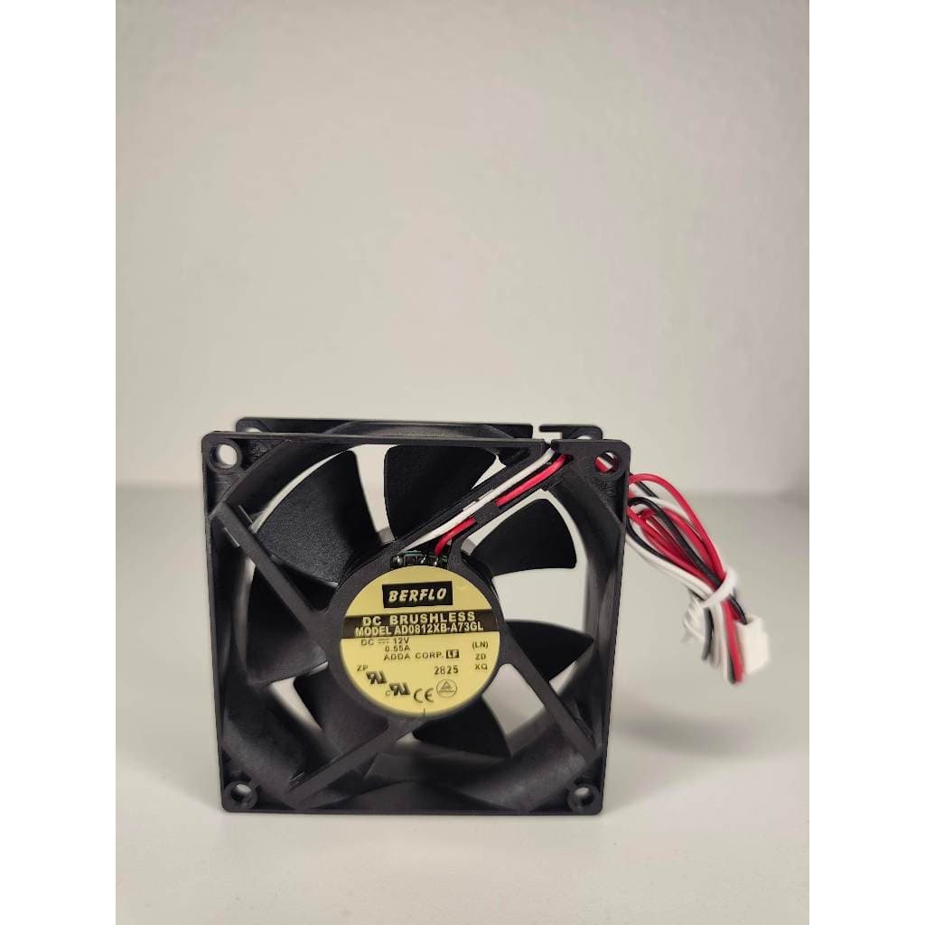 Micro Ventilador Cooler Fan Berflo 80x80x25 12v 0.55 Amp Rolamento 4200rpm TSAR