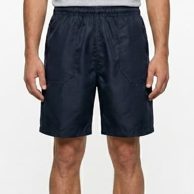 Bermuda Short Elástico Trabalho Reforçado Uniforme Profissional Empresa Firma Resistente Bolsos