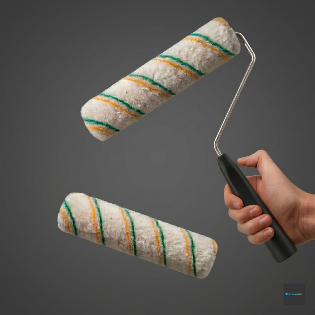 ROLO DE PINTURA BRASILEIRINHO 23CM ATLAS COM CABO / SUPORTE SEM GAIOLA
