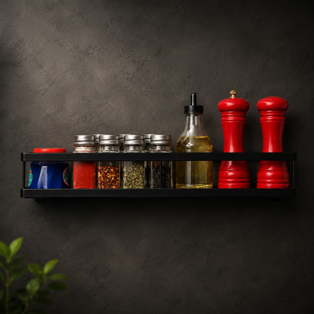 Suporte Premium Para Cozinha Vaso De Plantas Saboneteira Parede Aço Reforçado Não Enferruja