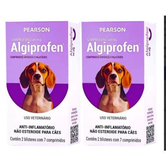 Algiprofen 44 Mg - Anti-inflamatório Cães Até 10 Kg