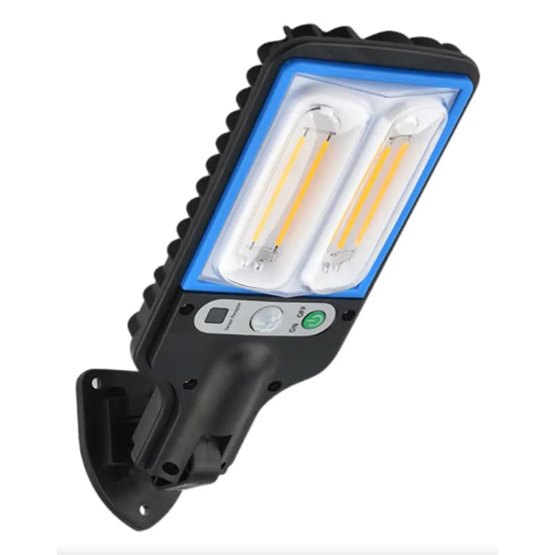 Refletor Solar Led 40W Externo Com Sensor De Movimento E Controle Luz Branca