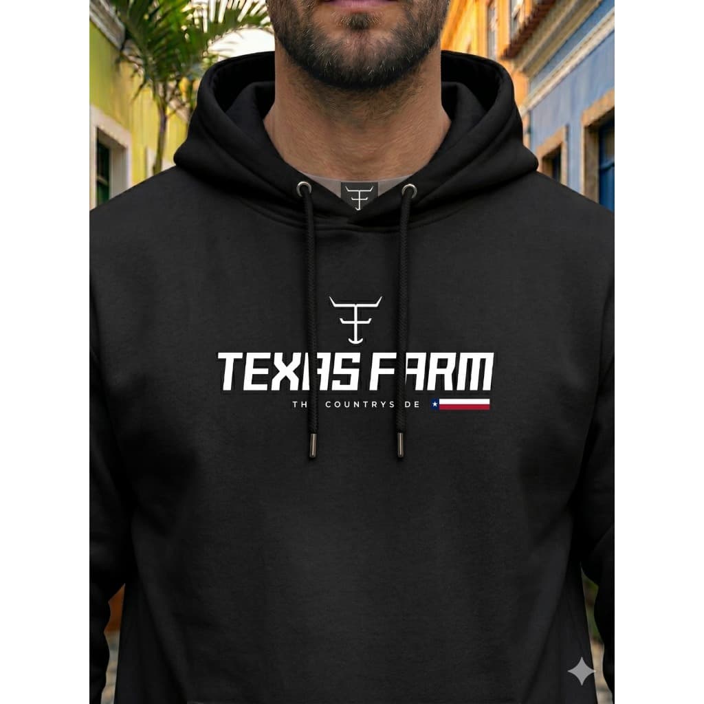 Blusa Moletom 100% Algodão Texas Estilo Agro Leve Confortável Envio Rápido