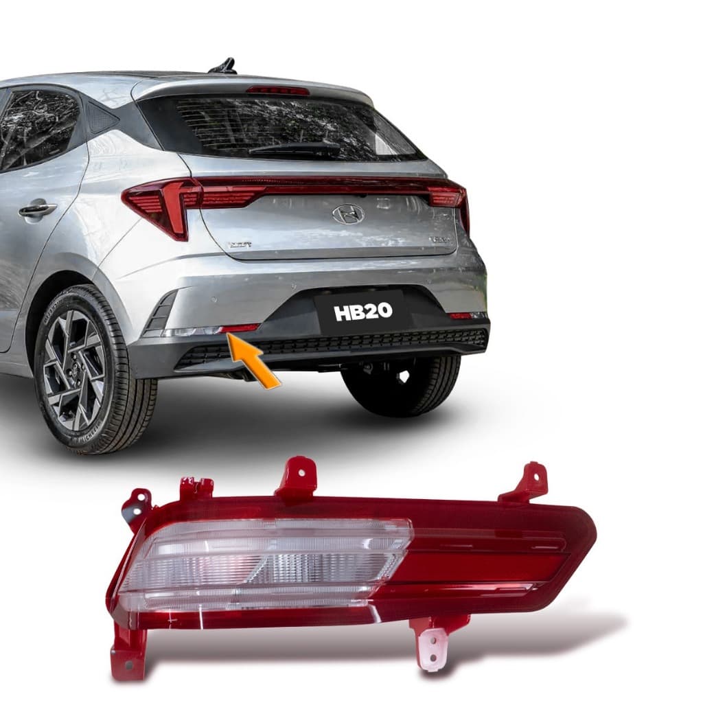 Lanterna Pisca Parachoque Traseiro Hyundai Hb20 2023 2024 25 Esquerdo/Motorista
