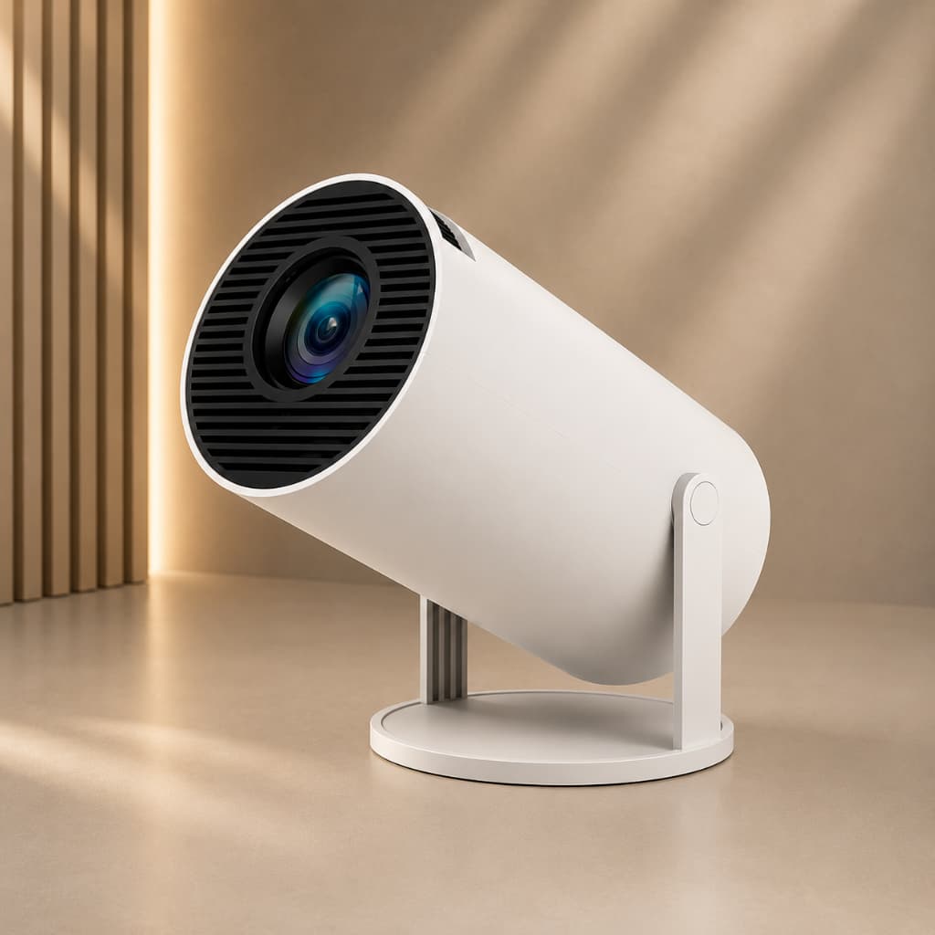 Projetor Smart Mini Hy300 Wifi Bluetooth Android 11 HD 4K 200 ANSI