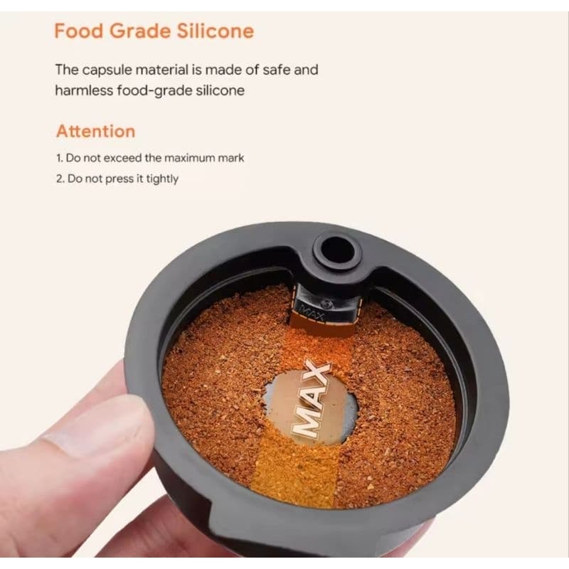 Cápsula Reutilizável Bosch Tassimo Recarregável Silicone 220ml Reutilizável Tecnológico Durável Econômico Nacional