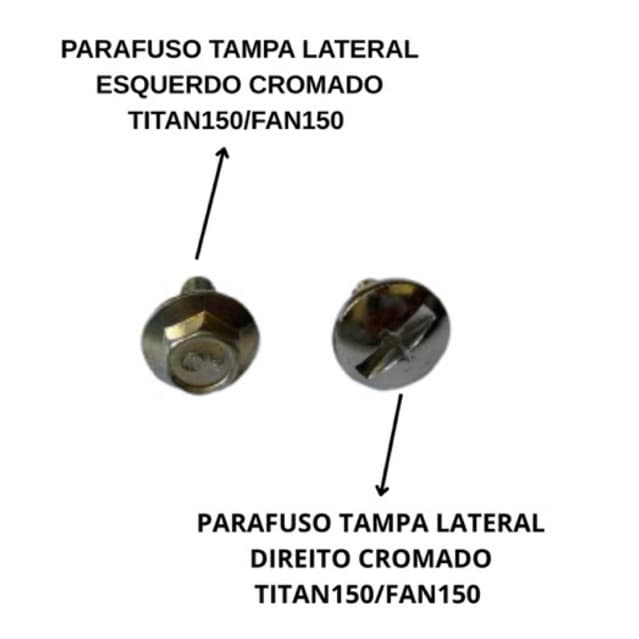 Parafuso Tampa Lateral (Direita e Esquerda)