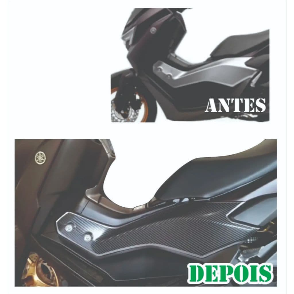 Adesivo Protetor Laterais Do Tanque Moto Nmax 2025