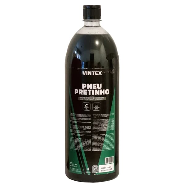 LIMPA PNEU PRETINHO 1,5L (DESENVOLVIDO PARA PROTEGER, CONSERVAR E DAR BRILHO AOS PNEUS EM GERAL. PROTECAO PROLONGADA, BR