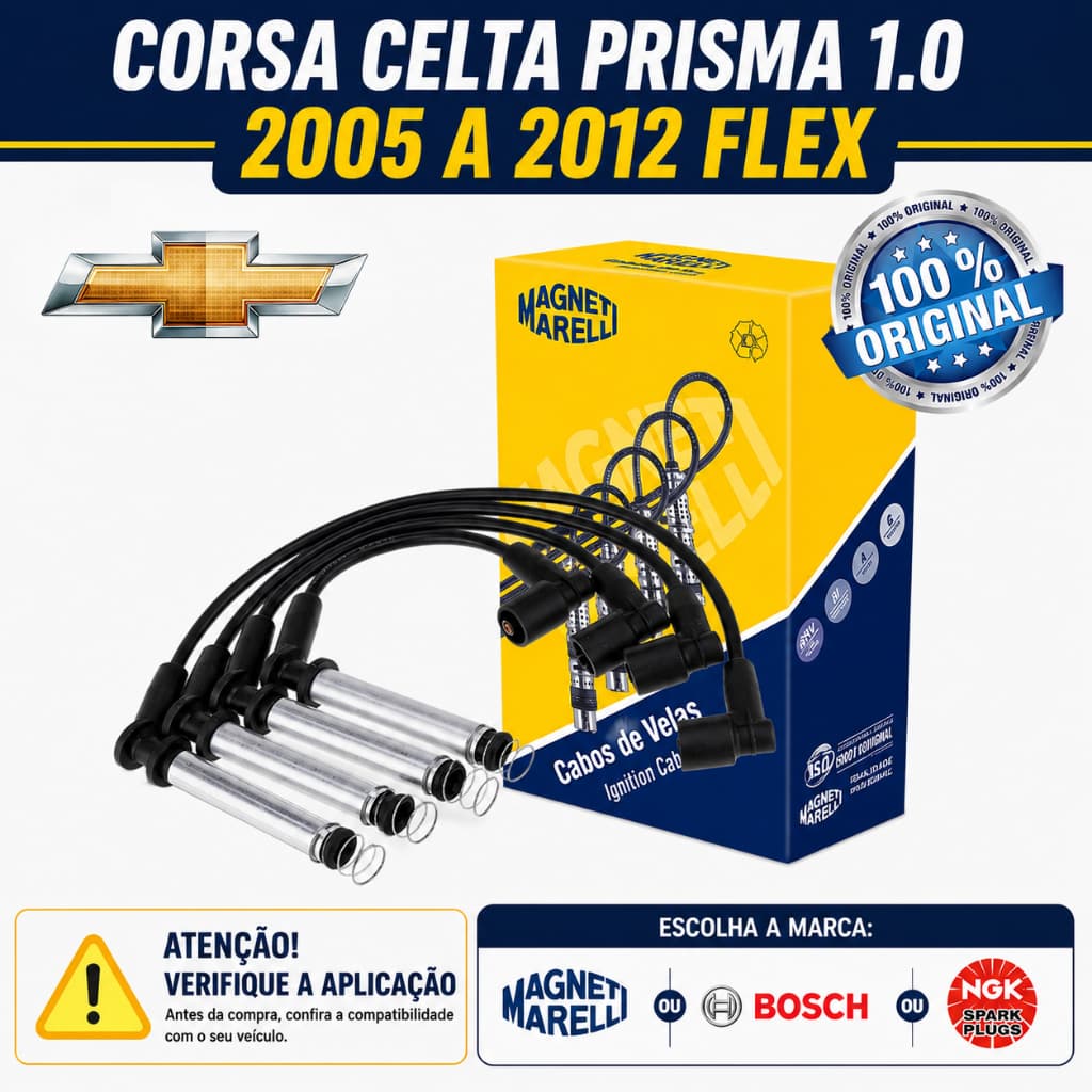 Cabo De Vela Agile Celta Cobalt Corsa Meriva Prisma Spin