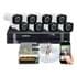 Kit 8 Cameras Segurança Hd Dvr Intelbras Full Hd 8ch