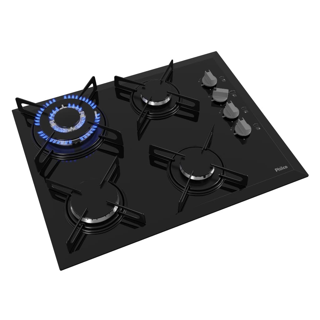 Cooktop a Gás Philco 4 Queimadores Cook Chef Bivolt
