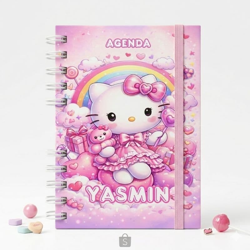 Agenda Escolar/Creche/Berçário Personalizada com Nome Capa Dura