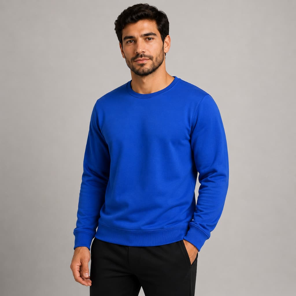 Casaco Masculino Moletinho Premium Minimalista Confortável Básico e Estiloso Liso Sem Capuz