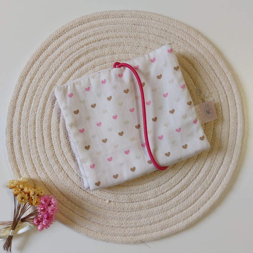 Porta Absorventes em Tecido | Organizador Feminino para Bolsa, Escola e Viagem. Lembrancinha.
